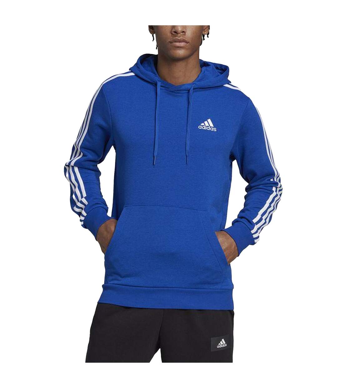 Sweat À Capuche Essentials Homme Bleu Adidas-1