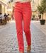 MAYFLOWER PANTF3002A - Pantalon ultra-stretch corail : confort absolu et style vitaminé-1