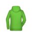 Sweat À Capuche Femme Vert Citron James And Nicholson-2