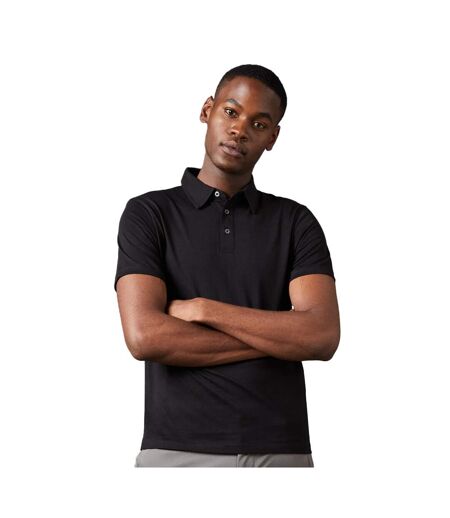 Mens regular polo shirt black Burton