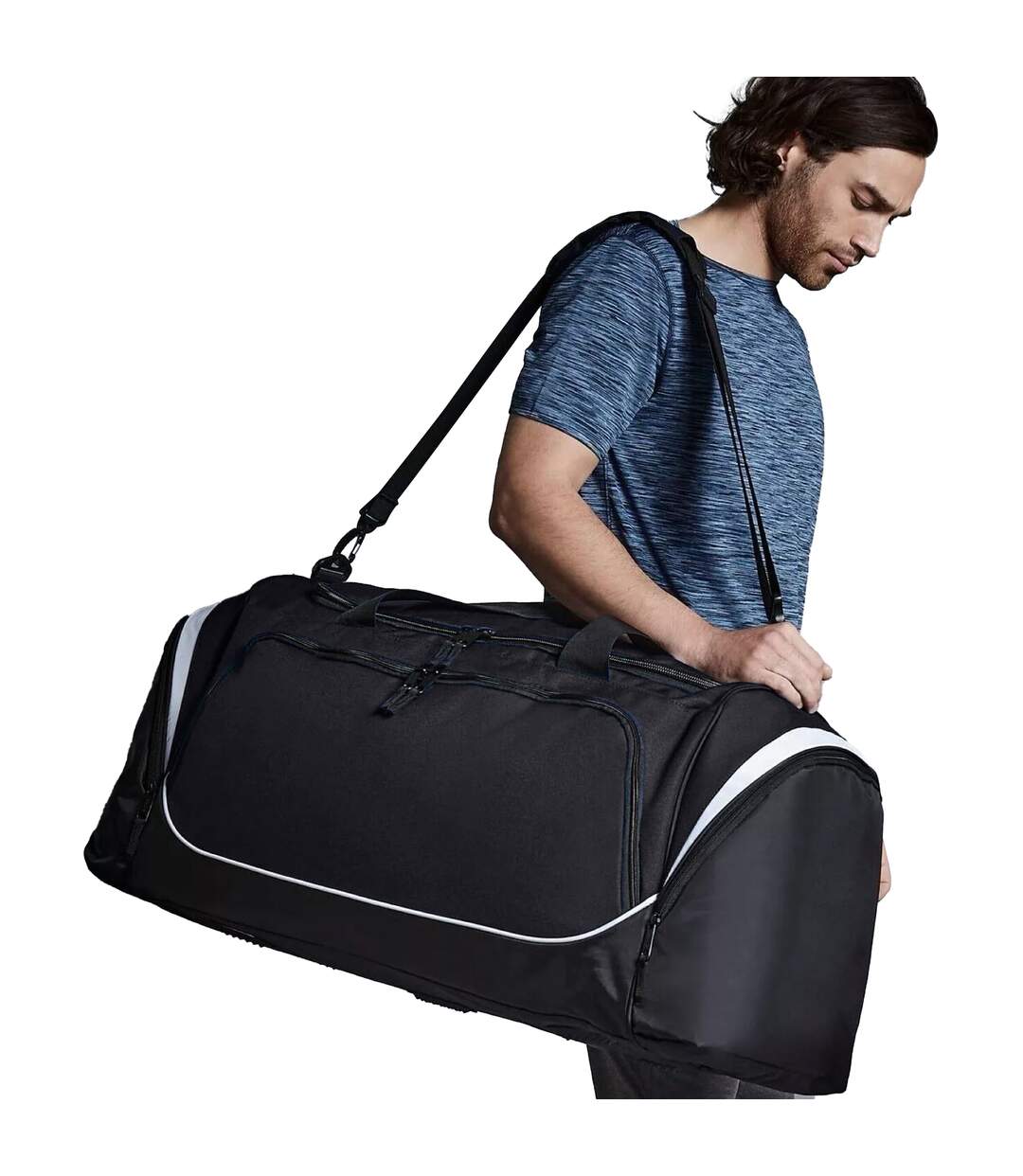 Sac De Voyage Très Grande Taille 115 Litres Taille Unique Noir Gris Clair Quadra-1
