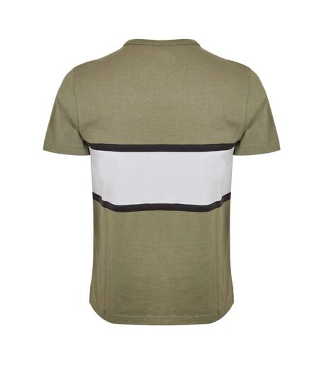 Mens Big Logo Crew Neck T-shirt Silver Sage Jack Wills
