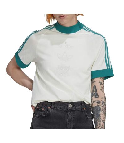 T-shirt Blanc/Vert Femme Adidas HM1540 - 30