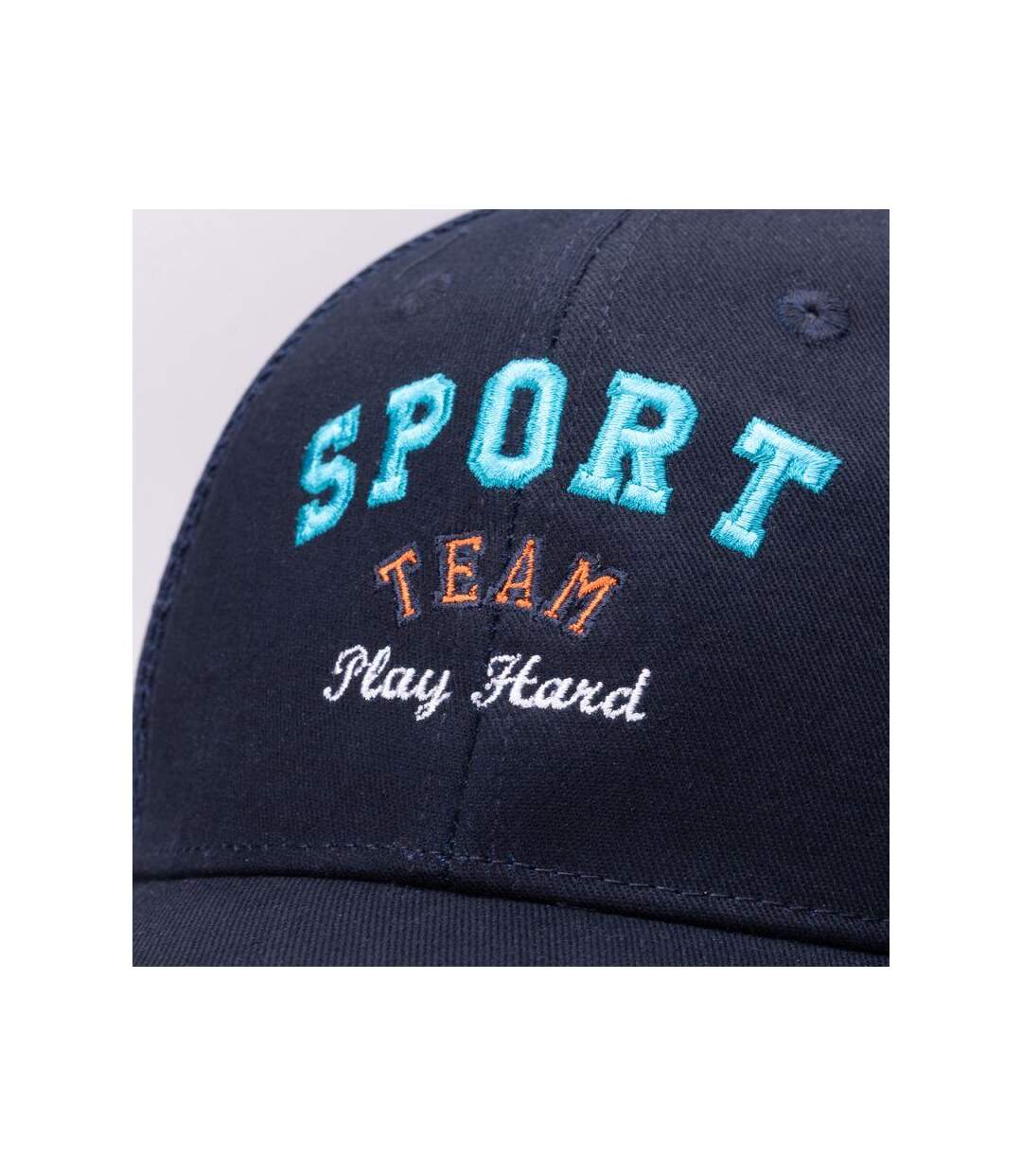 Childrens/kids Kempsey Baseball Cap Navy Blue Bejo-3