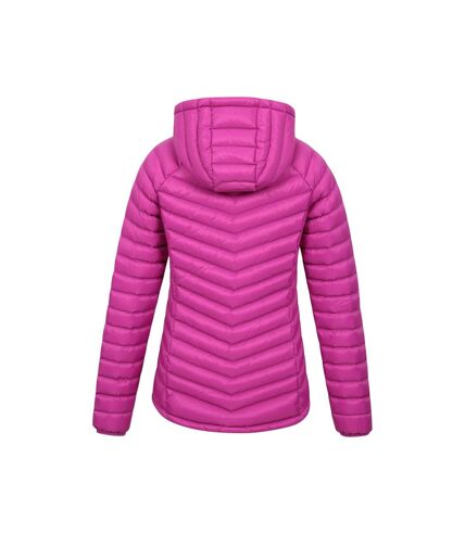 Womens/ladies skyline extreme hydrophobic down jacket purple Mountain Warehouse