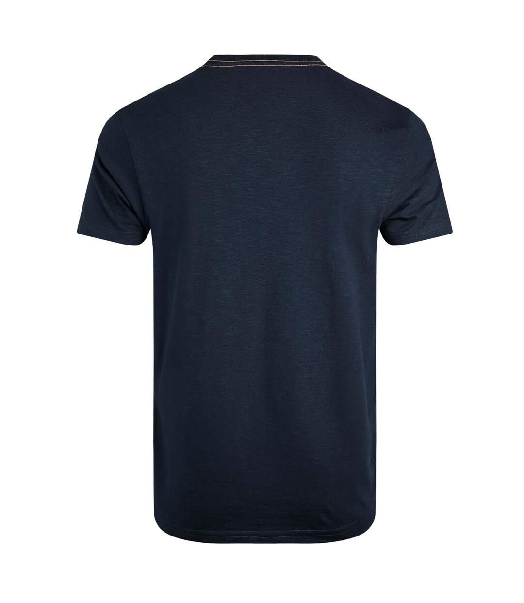 Mens foothills printed organic cotton t-shirt navy Weird Fish-2