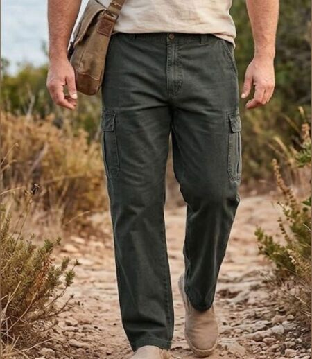 WINCHESTER VERNOR1 — Pantalon cargo vert : robustesse et praticité au quotidien