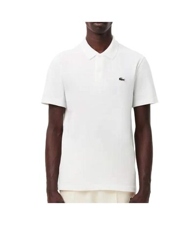 Polo blanc homme lacoste mela - l