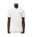 Polo blanc homme lacoste mela - l-1