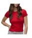 T-shirt rouge femme vero moda chloe - l-1