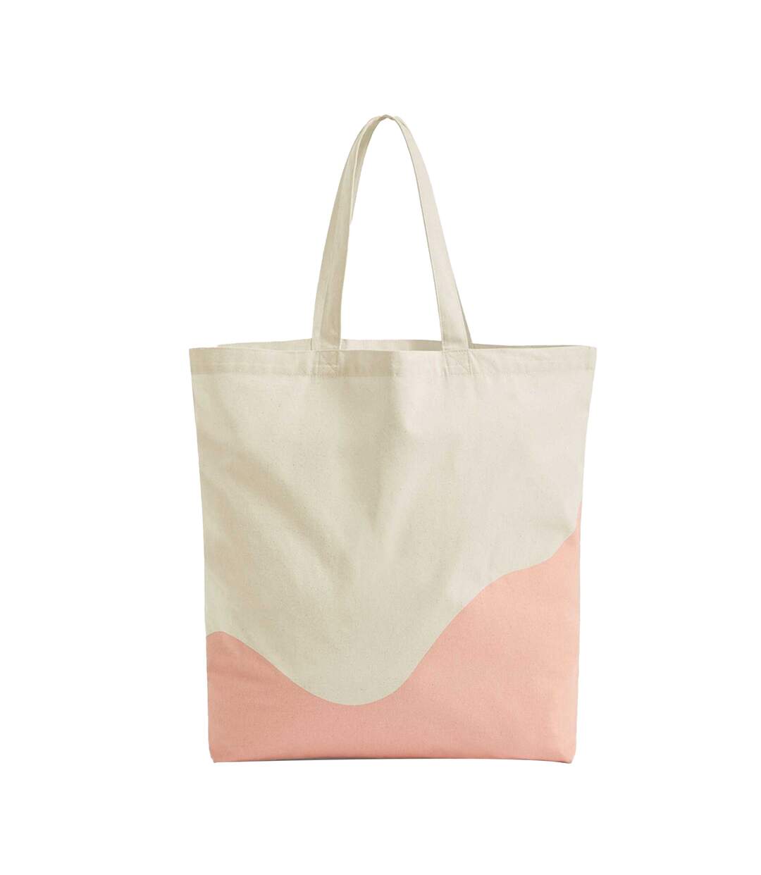 Tote Bag Motif/style Ondulé Taille Unique Naturel Pêche Westford Mill-1