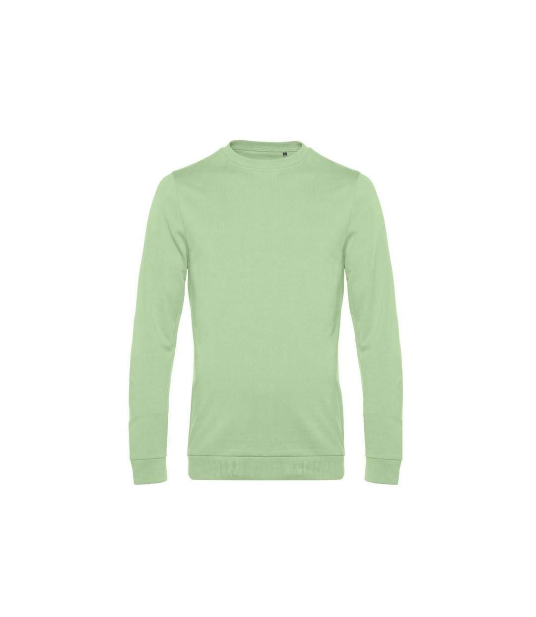 Sweatshirt À Manches Longues Pour Hommes Vert Clair B&C-2