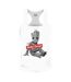 Débardeur Motif Bébé Groot Femme Blanc Marvel-1