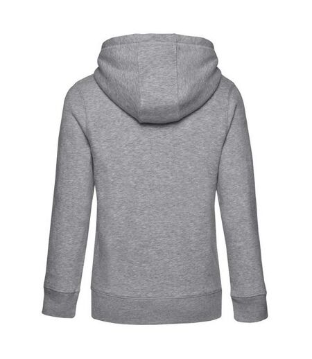 Womens/ladies queen hoodie gris chiné B&C