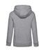 Womens/ladies queen hoodie gris chiné B&C