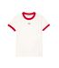 T-shirt femme blanc / rouge Lacoste-1