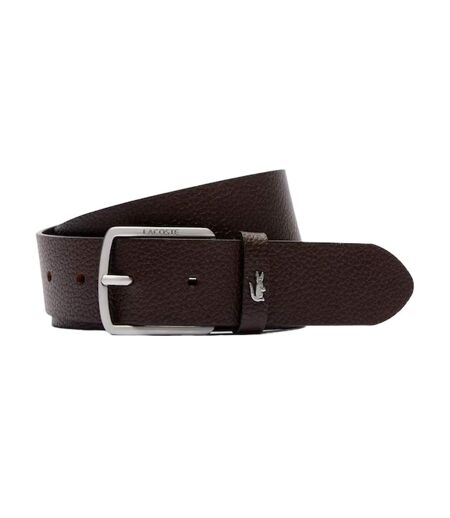 Ceinture marron cuir homme lacoste 35 grainé