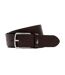 Ceinture marron cuir homme lacoste 35 grainé-1