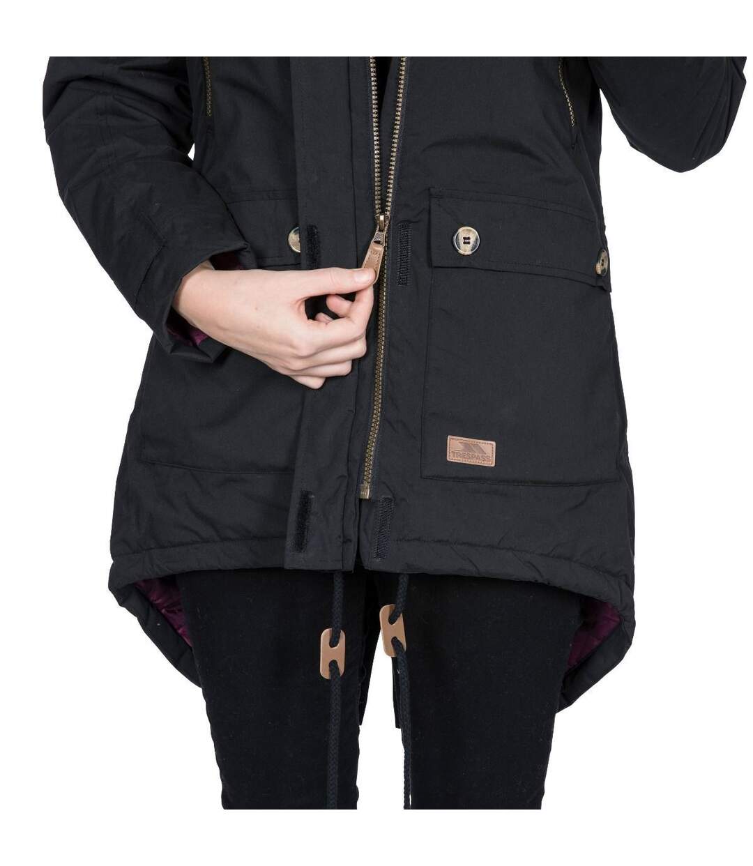 Parka clea femme bleu Trespass-3