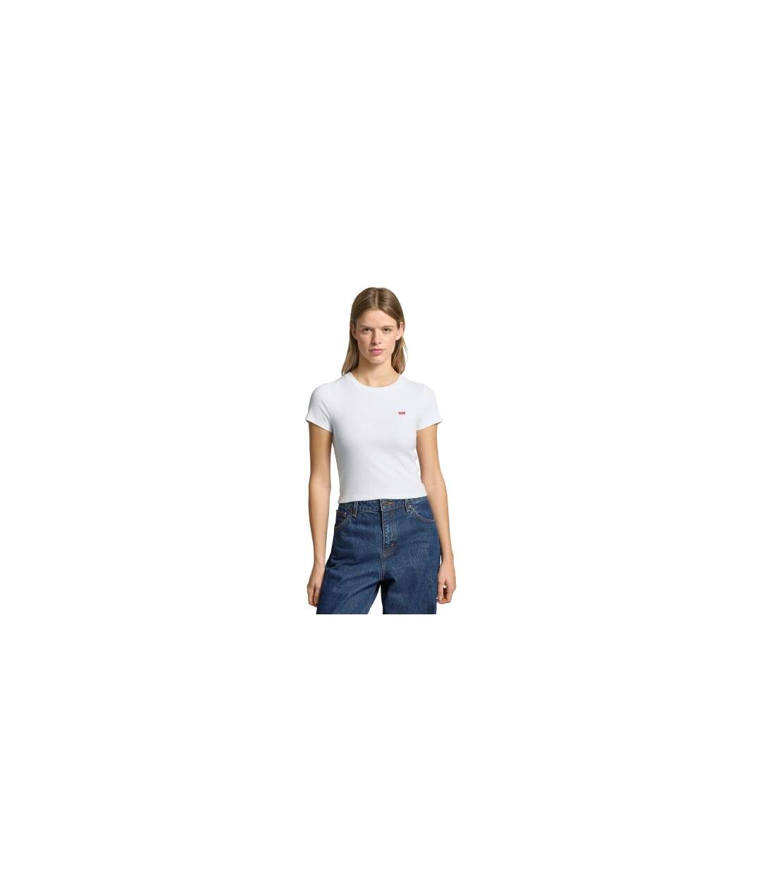 Haut Court Sport Essential Femme Blanc Levis-1