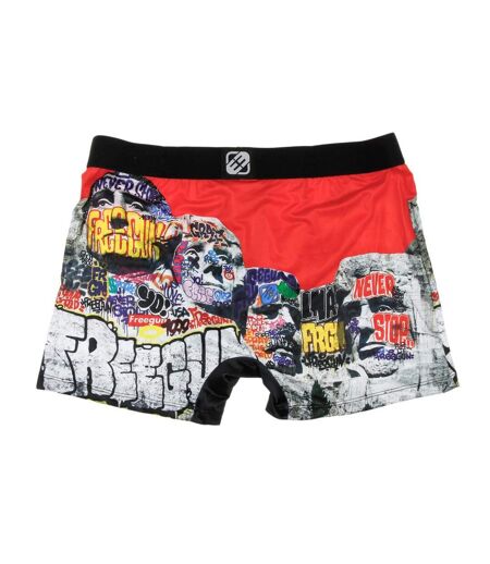 Boxer rouge/noir à impriméshomme freegun vib - l