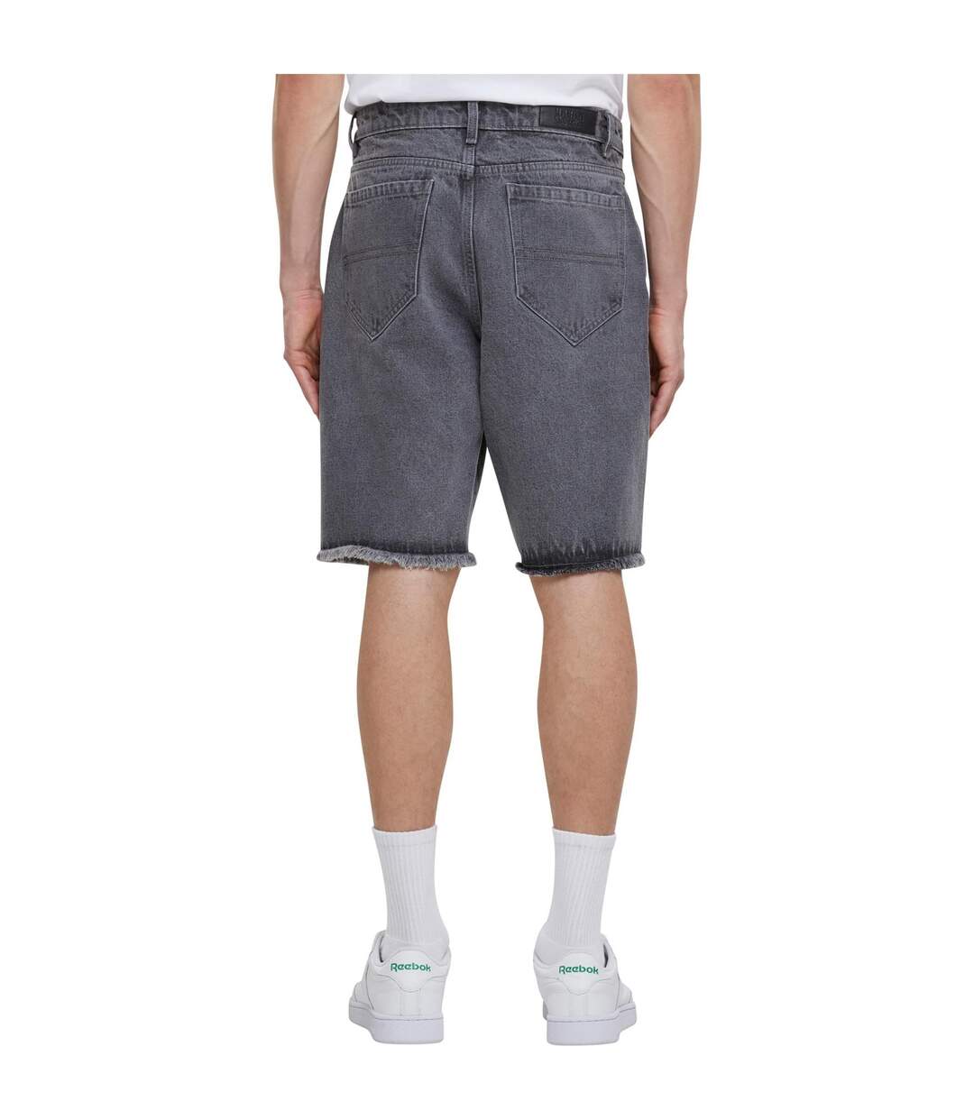 Short Motif/style Longueur Genoux Homme Gris Délavé Urban Classics-2