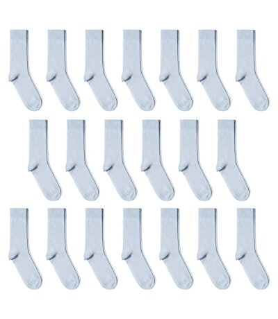 Chaussettes jersey unies – Lot 20 paires  - Fabriqué en UE