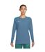 Womens/ladies Crew Neck Regular T-shirt Aegean Blue Storm Nike-1