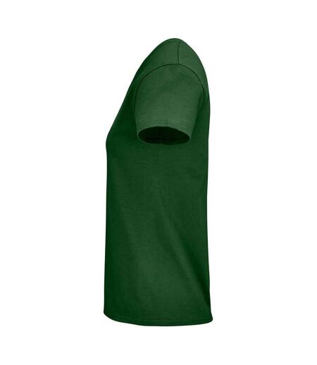 Womens/ladies Crusader T-shirt Bottle Green SOLS