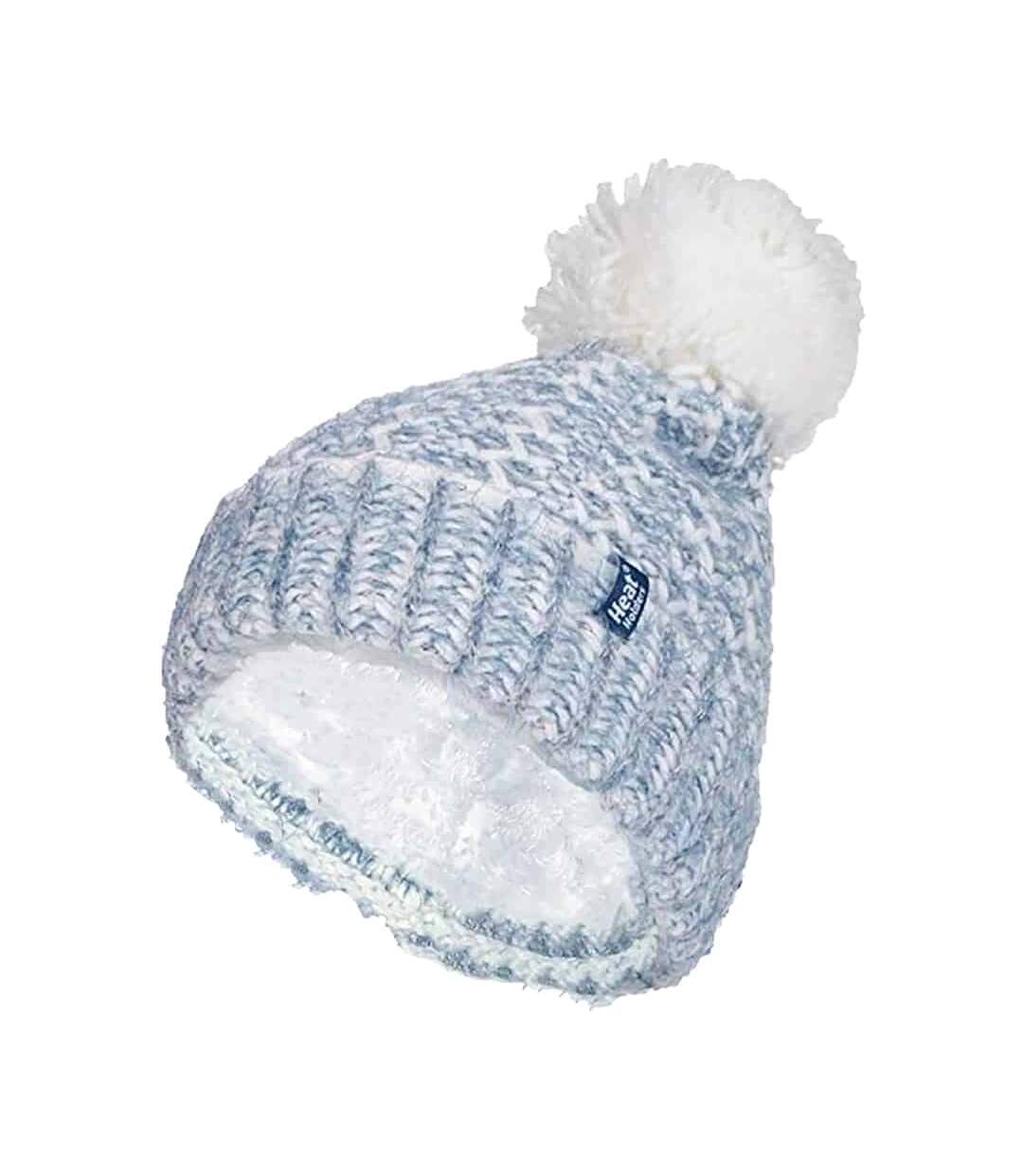 Bonnet Femme Thermiques Hiver avec Gros Pompon-1