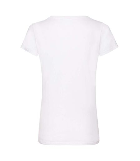 T-shirt valueweight femme blanc Fruit of the Loom