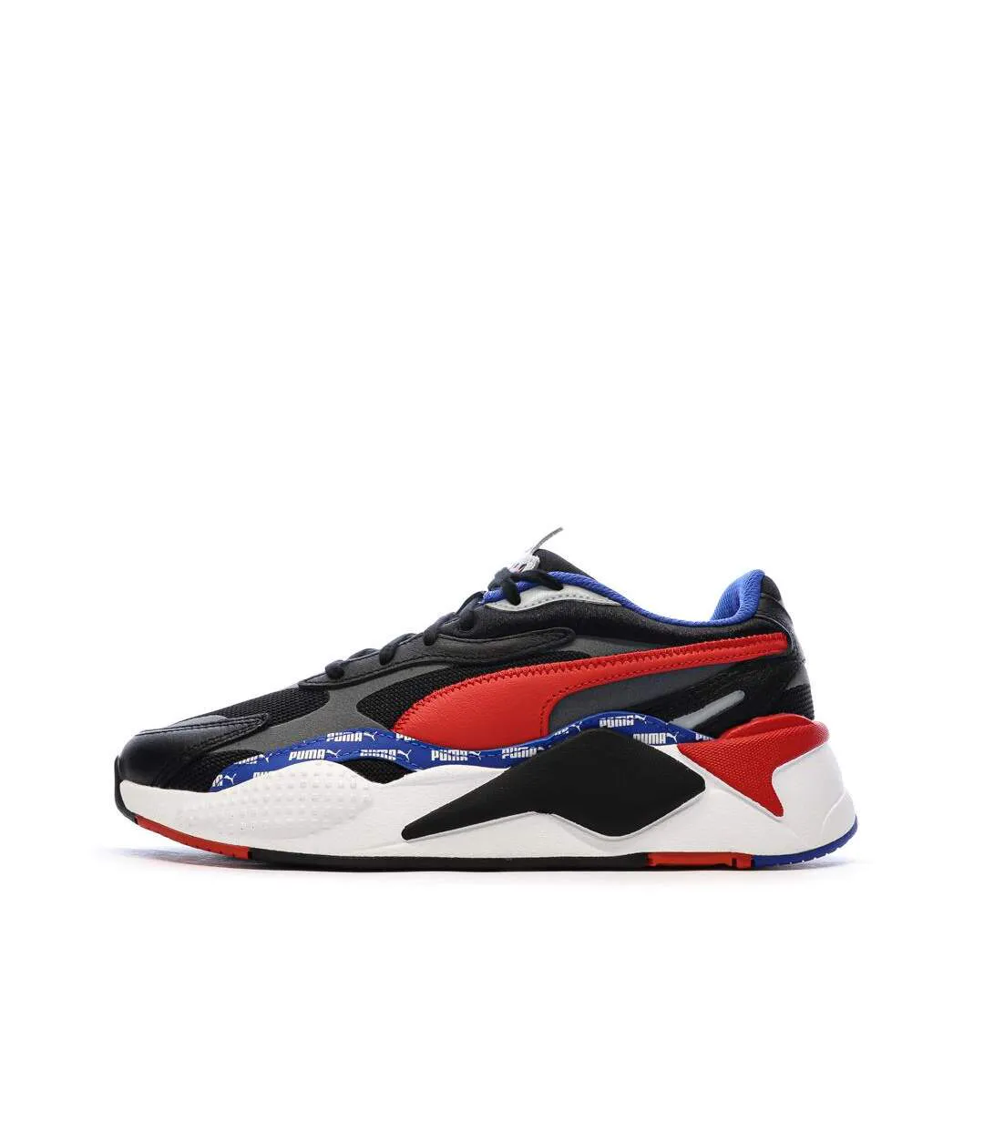 Baskets noir/rouge homme puma rs-x³-1