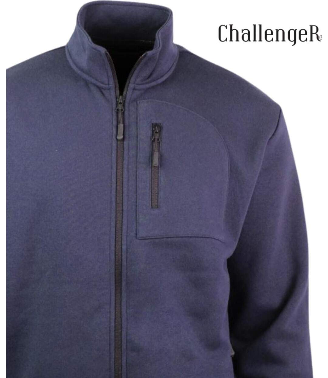 CHALLENGER CAPITAINE1 — Veste sweat zippée bleu marine : le confort fonctionnel au quotidien-2