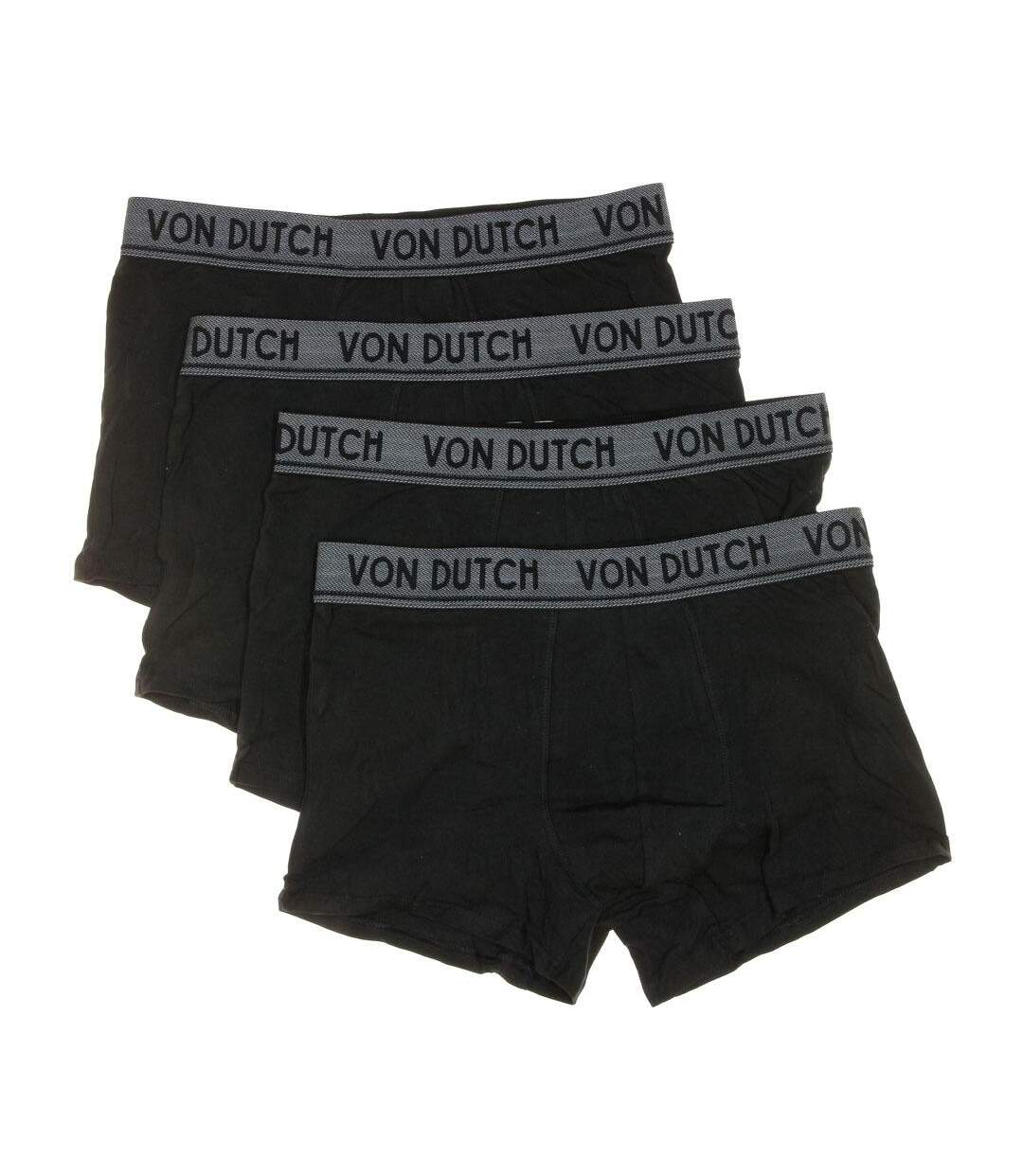 X4 Boxers Homme Noir Von Dutch ORIAS - L-2