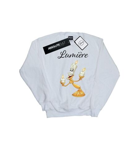 Disney - Sweat BEAUTY AND THE BEAST BE OUR GUEST - Femme (Blanc) - UTBI13324