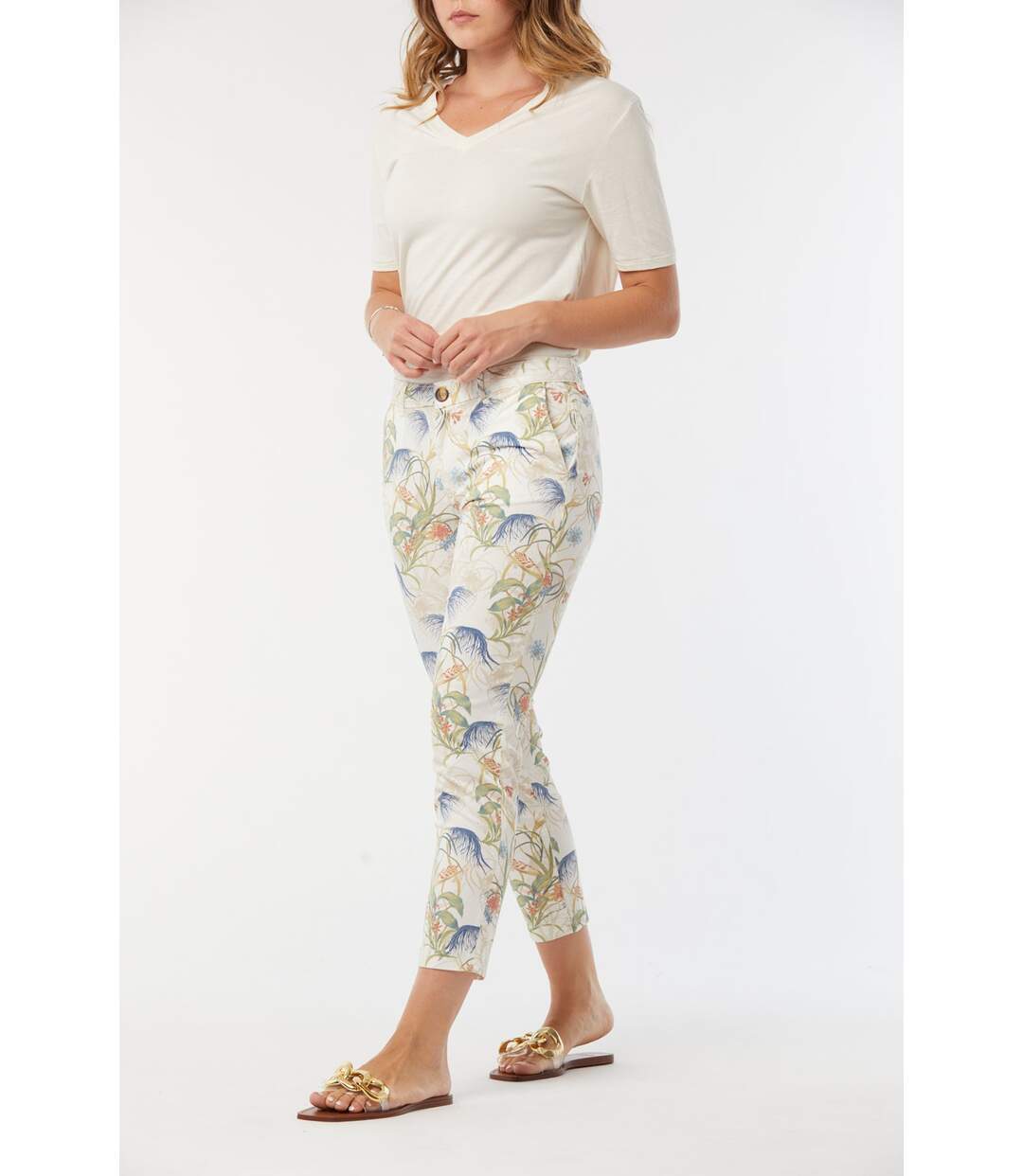 Pantalon JEMILA Marshmallow-4