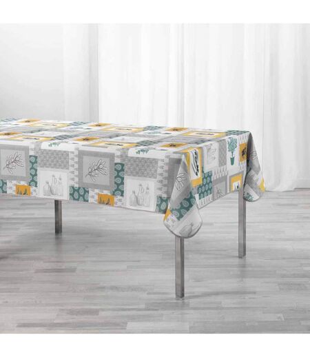 Nappe Antitache Graziella 150x240cm Jaune & Vert