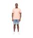 Mens seamtext t-shirt coral Duck and Cover-3