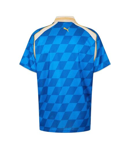 Mens Checkerboard Performance T-shirt Hyper Blue Puma