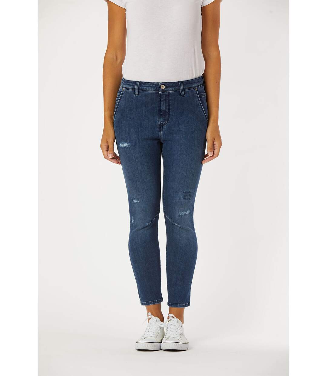 Jeans JAZY Destroy Ocean Blue-1