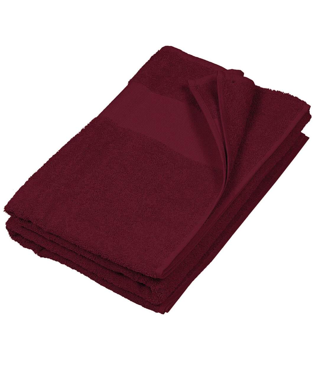 Drap de bain 100 x 150 cm - K111 - rouge bordeau-2