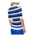 Womens/ladies Facuba Stripe Top Blue White Black Hugo Boss-3
