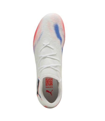 Mens Future 8 Match Low Cut Firm Ground Football Boots  White Puma