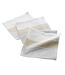 Lot de 3 Serviettes de Table Iliade 40x40cm Gris-1