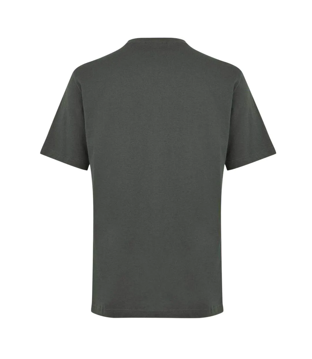Mens Crew Neck Regular Short-sleeved T-shirt Green Daily Paper-3