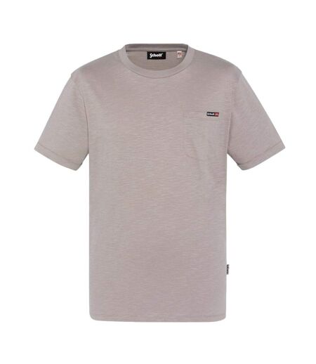 T-Shirt gris homme schott tskea1