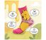 Disney – Chaussettes Femme Licence Winnie l’ourson Pack de 4 Paires-5
