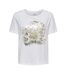 T-Shirt blanc femme jdy louisa - l-1