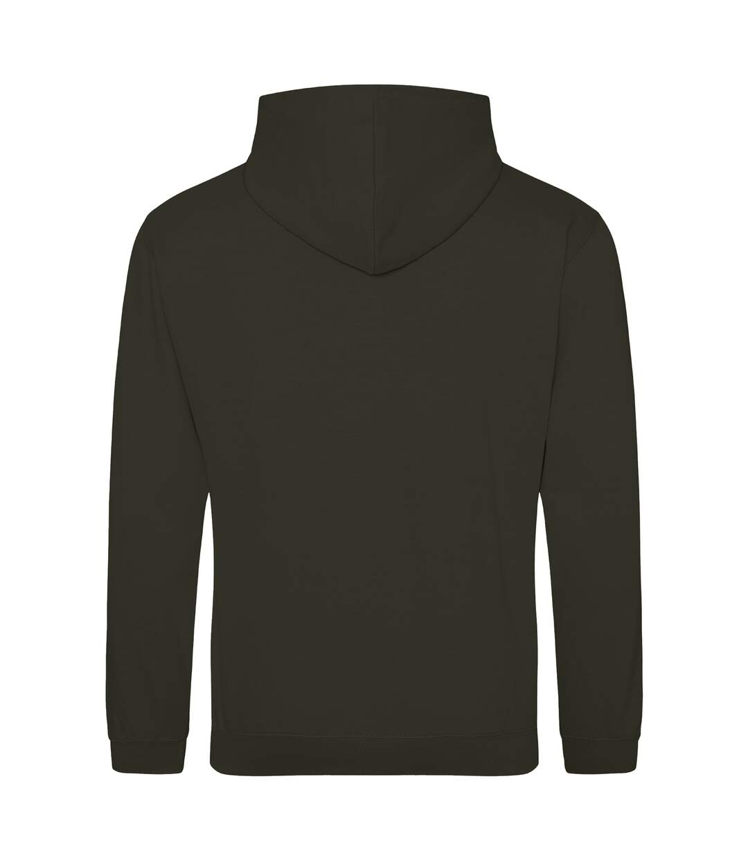 Sweat À Capuche College Adulte Vert Kaki Foncé Awdis-2