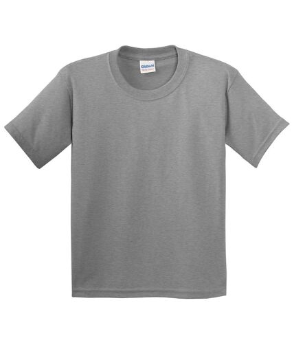 T-shirt en coton enfant gris sport Gildan Gildan